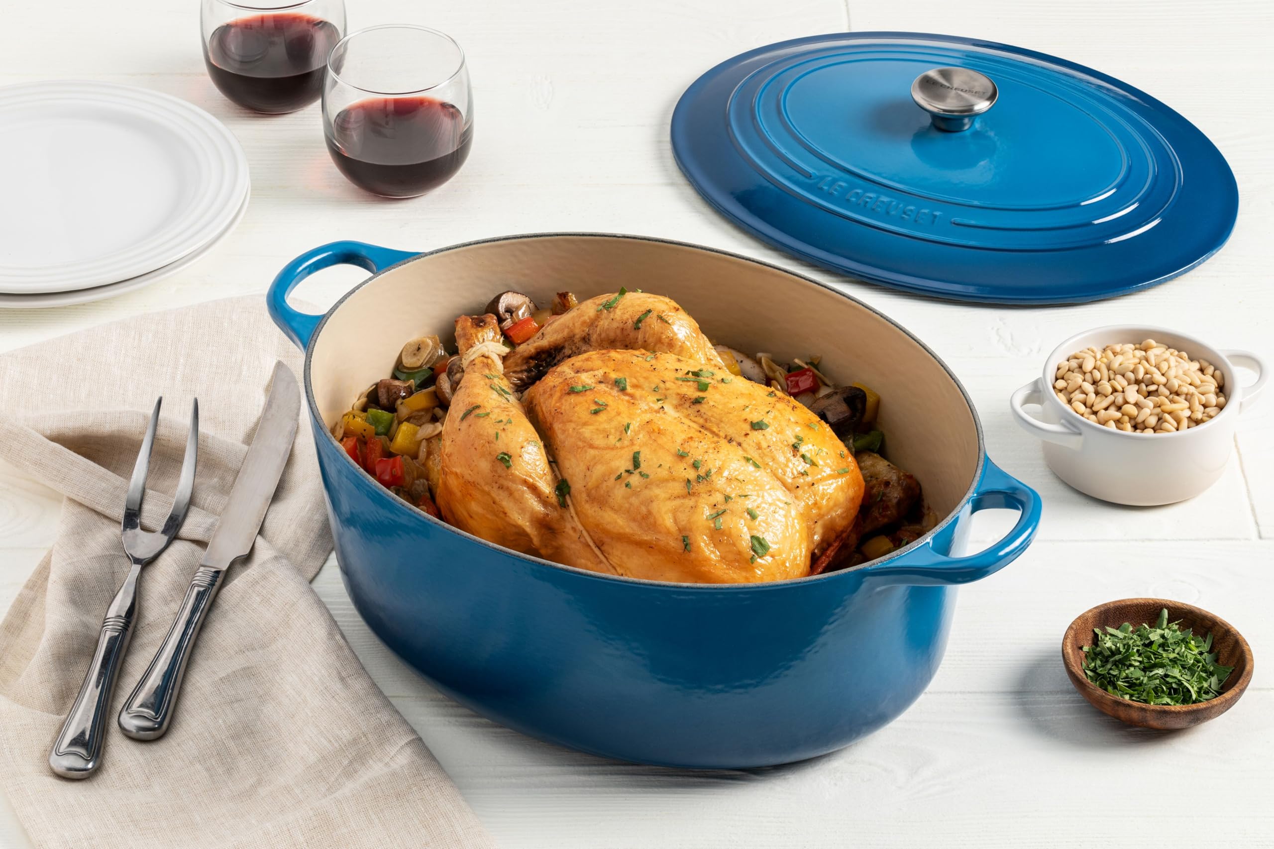 Foto 4 pulgar | Sal Marina Dutch Oven Le Creuset De Hierro Fundido Esmaltado Signature, 8 Litros - Venta Internacional.