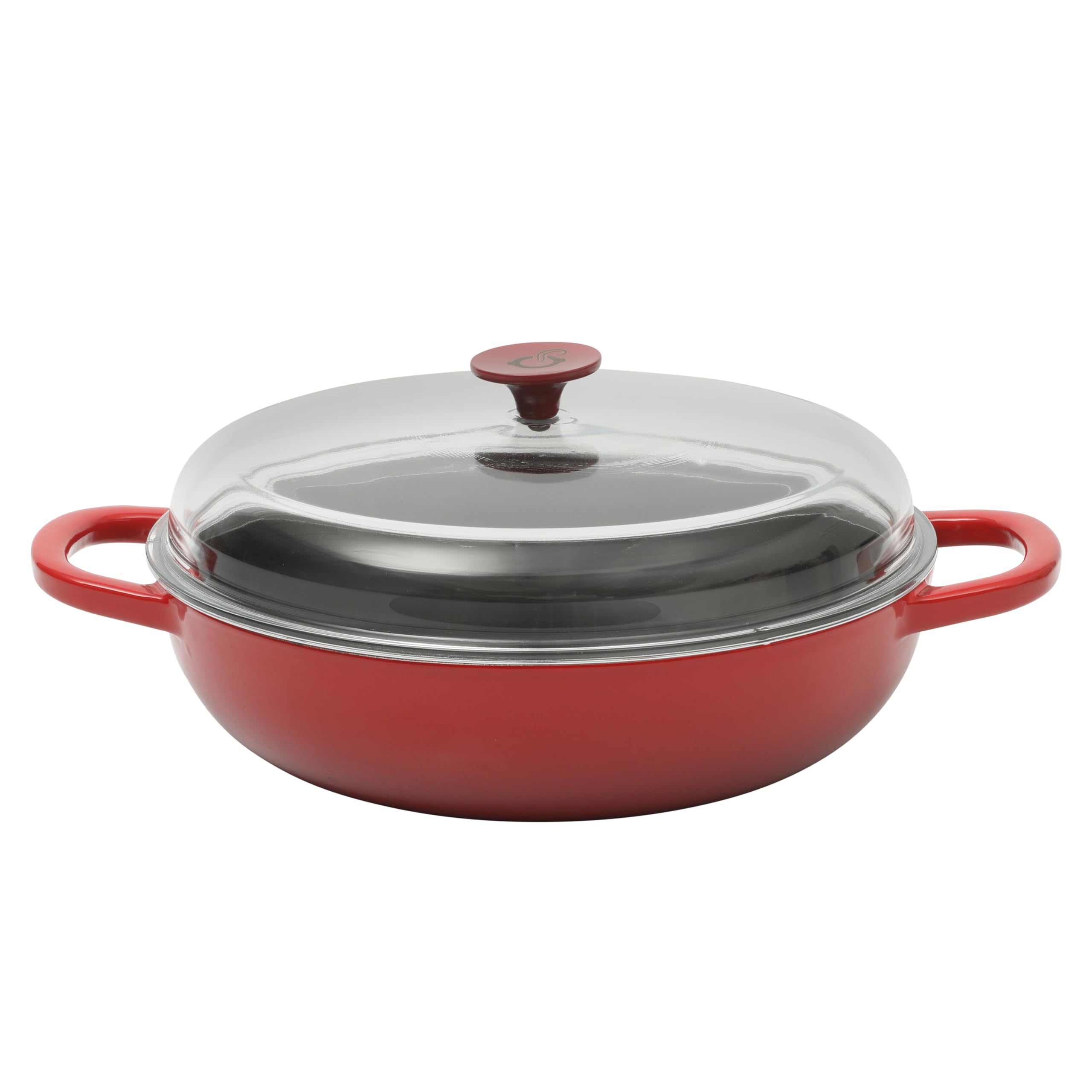 Foto 2 pulgar | Everyday Pan Crock-pot Artisan, Hierro Fundido, 4,8 L, Con Tapa, Color Rojo - Venta Internacional.