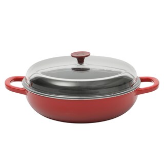 Foto 1 | Everyday Pan Crock-pot Artisan, Hierro Fundido, 4,8 L, Con Tapa, Color Rojo - Venta Internacional.