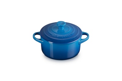Foto 1 | Mini-redonda De Gres Cocotte Le Creuset (710 Ml), Color Azul Marsella - Venta Internacional.