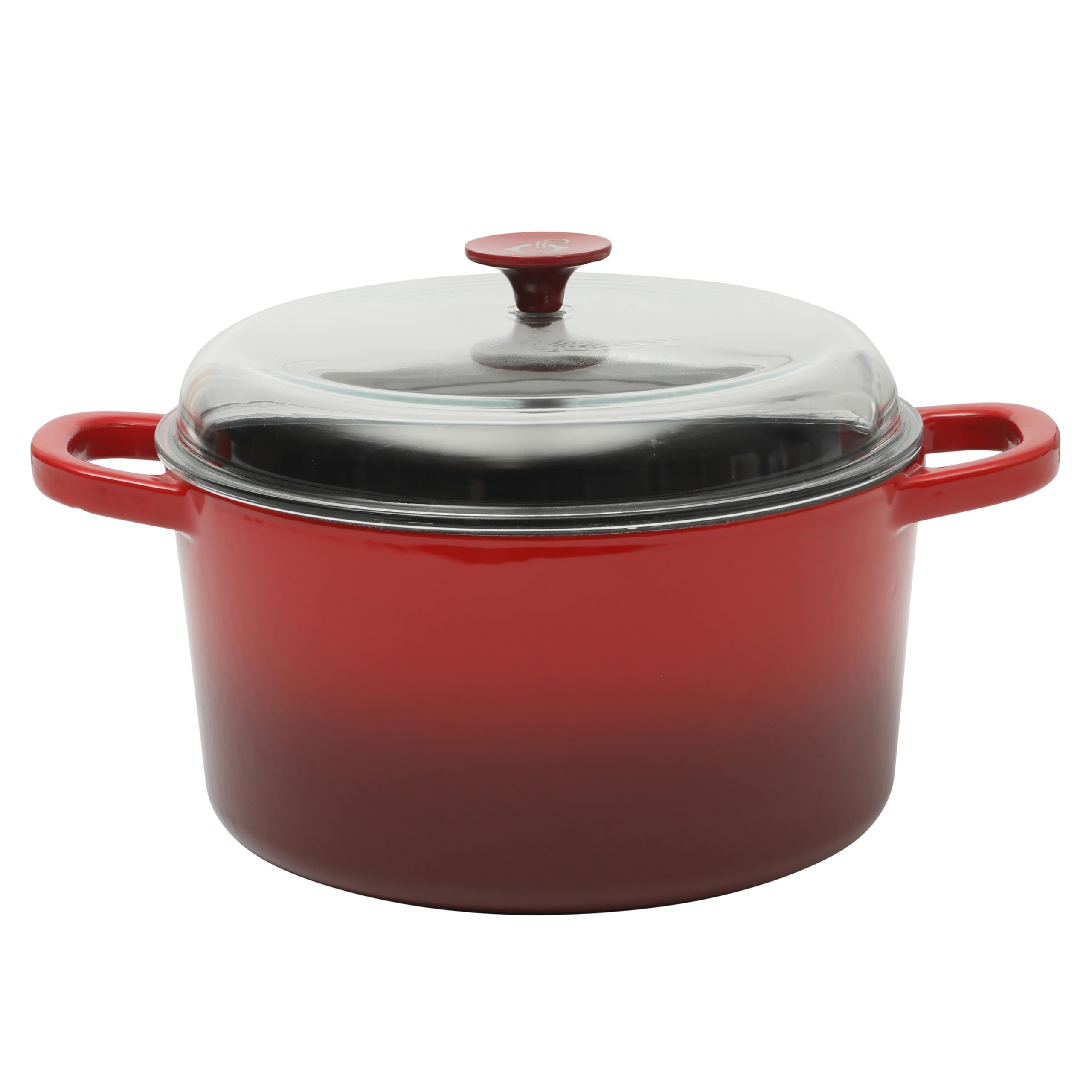 Foto 2 pulgar | Oven Holandés Crock-pot Artisan De Hierro Fundido De 7 Litros Con Tapa De Borasilicato - Venta Internacional.