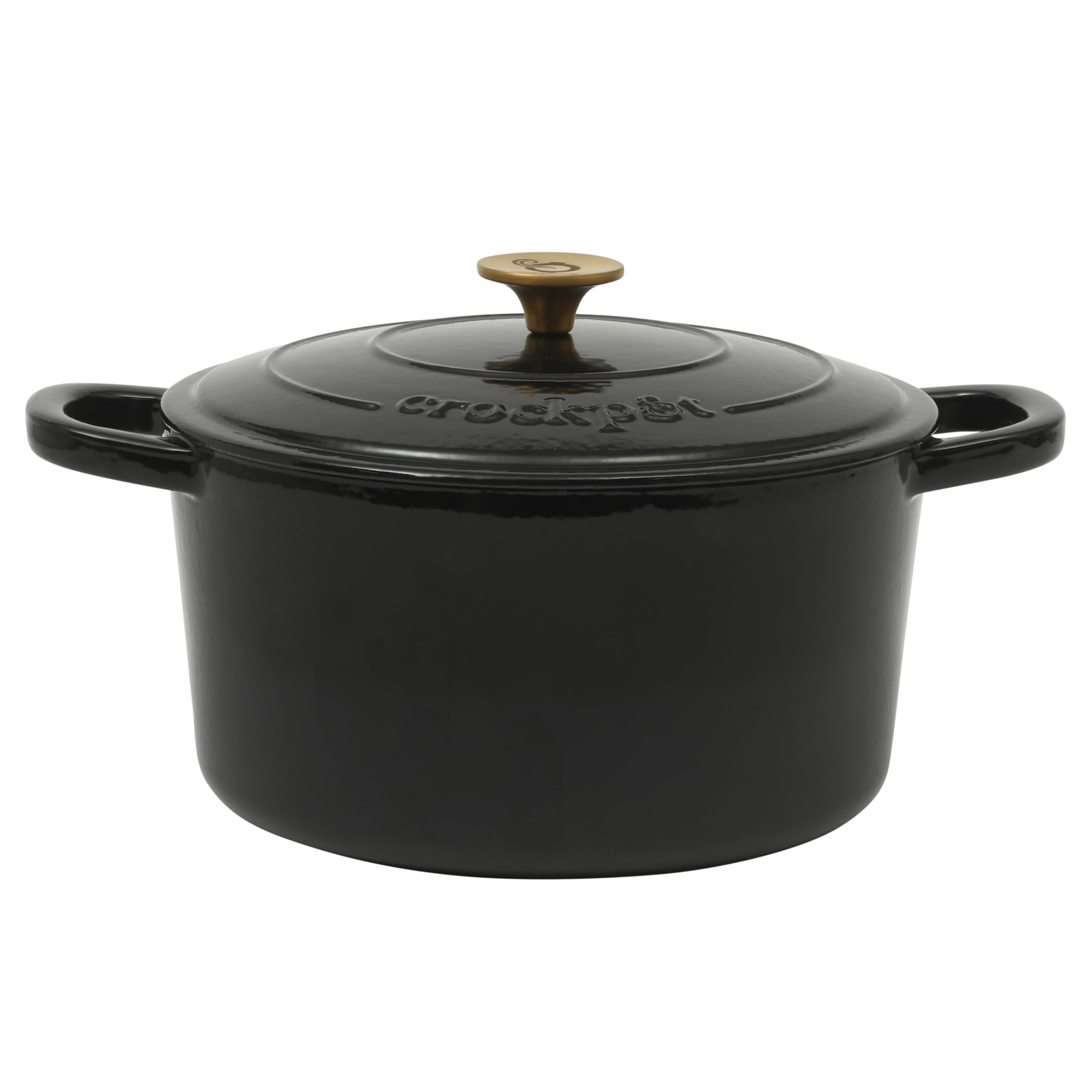 Foto 2 pulgar | Oven Holandés Crock-pot Artisan 7 L Redondo de Hierro Fundido Negro con Tapa - Venta Internacional