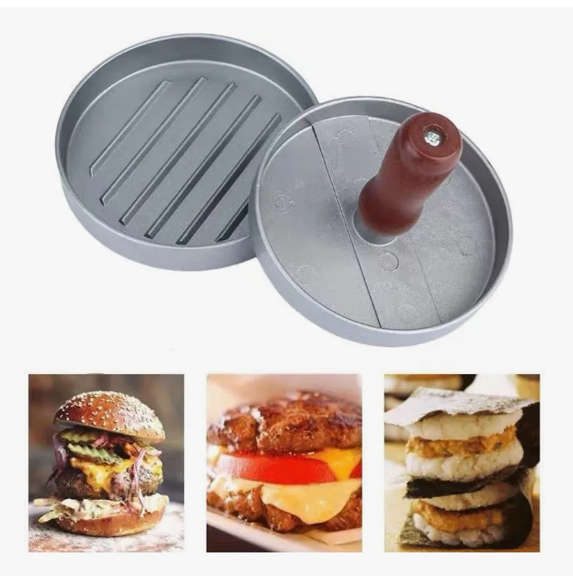 Foto 4 pulgar | Prensa Xtellar Molde Para Hamburguesas De Aluminio Con 100 Papeles