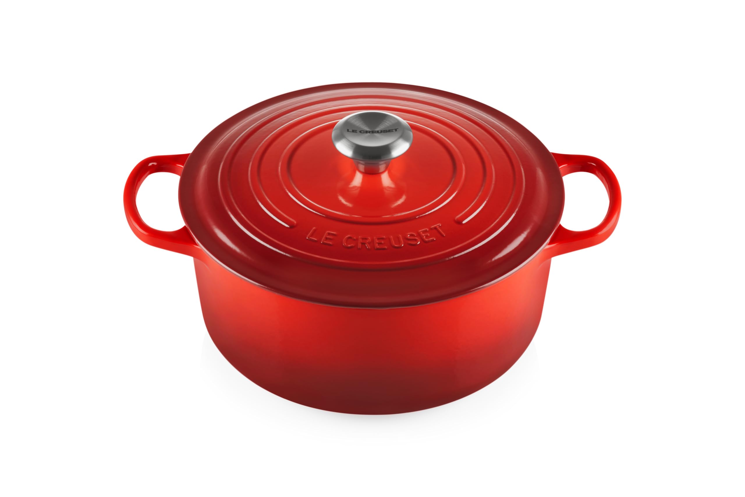 Horno Holandés Le Creuset De Hierro Fundido Esmaltado Signature, 5.5 L, Color Cereza - Venta Internacional.