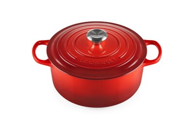 Foto 1 | Horno Holandés Le Creuset De Hierro Fundido Esmaltado Signature, 5.5 L, Color Cereza - Venta Internacional.