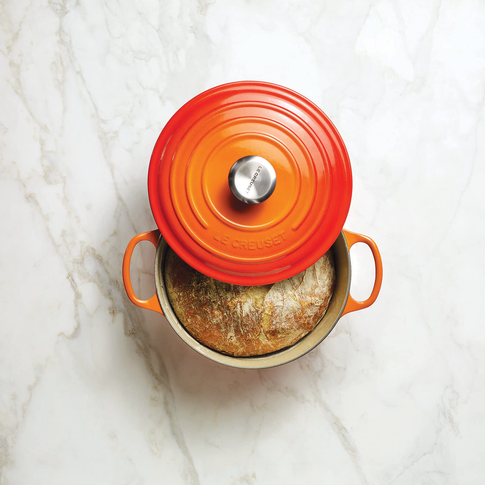 Foto 4 pulgar | Horno Holandés Le Creuset De Hierro Fundido Esmaltado, 7,25 L, Color Llama - Venta Internacional.