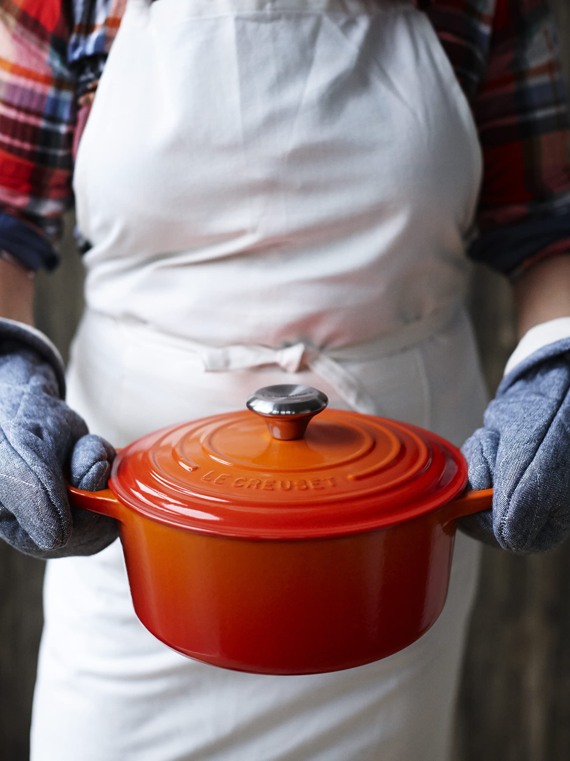 Foto 4 | Horno Holandés Le Creuset De Hierro Fundido Esmaltado, 7,25 L, Color Llama - Venta Internacional.