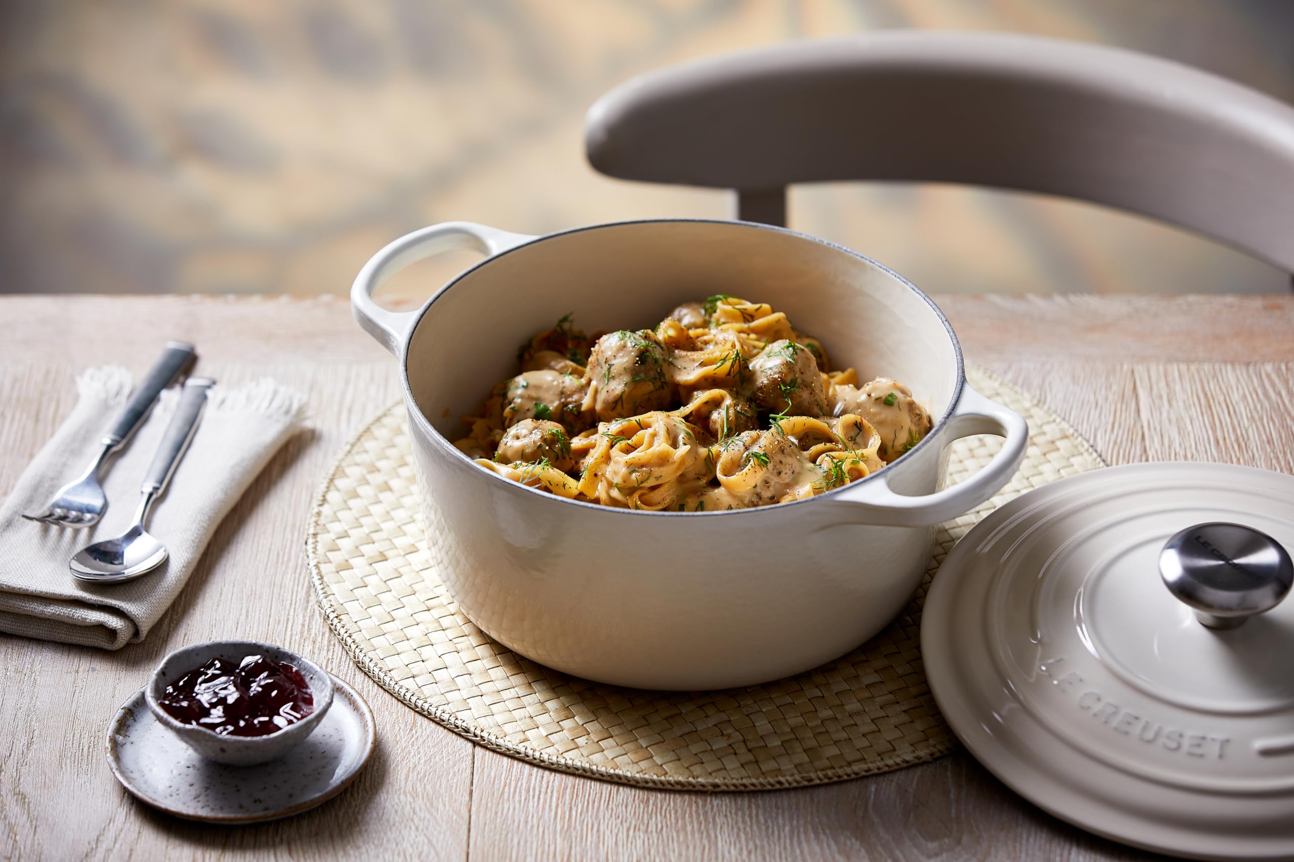 Foto 4 | Merengue Dutch Oven Le Creuset De Hierro Fundido Esmaltado Signature De 5.5 Litros - Venta Internacional.