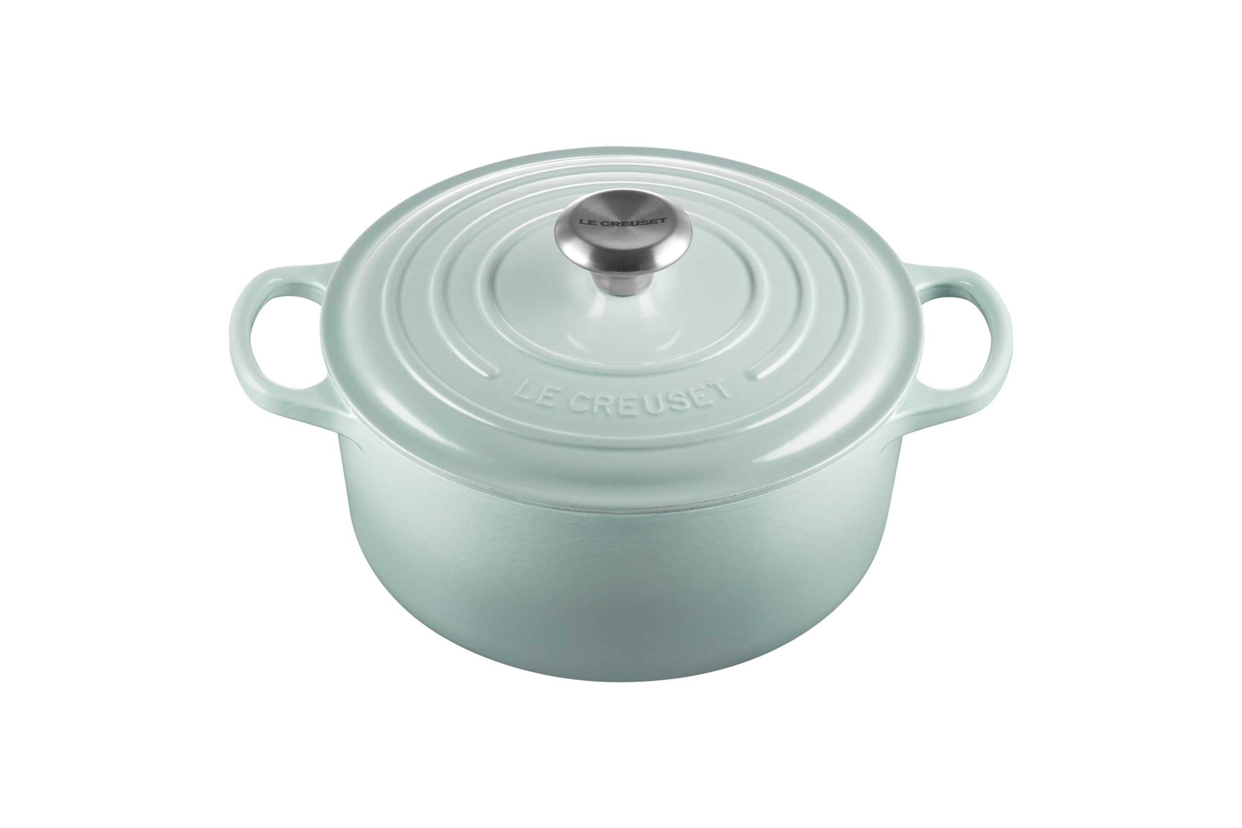 Dutch Oven Le Creuset, Hierro Fundido Esmaltado, 4,5 L, Sal Marina - Venta Internacional.