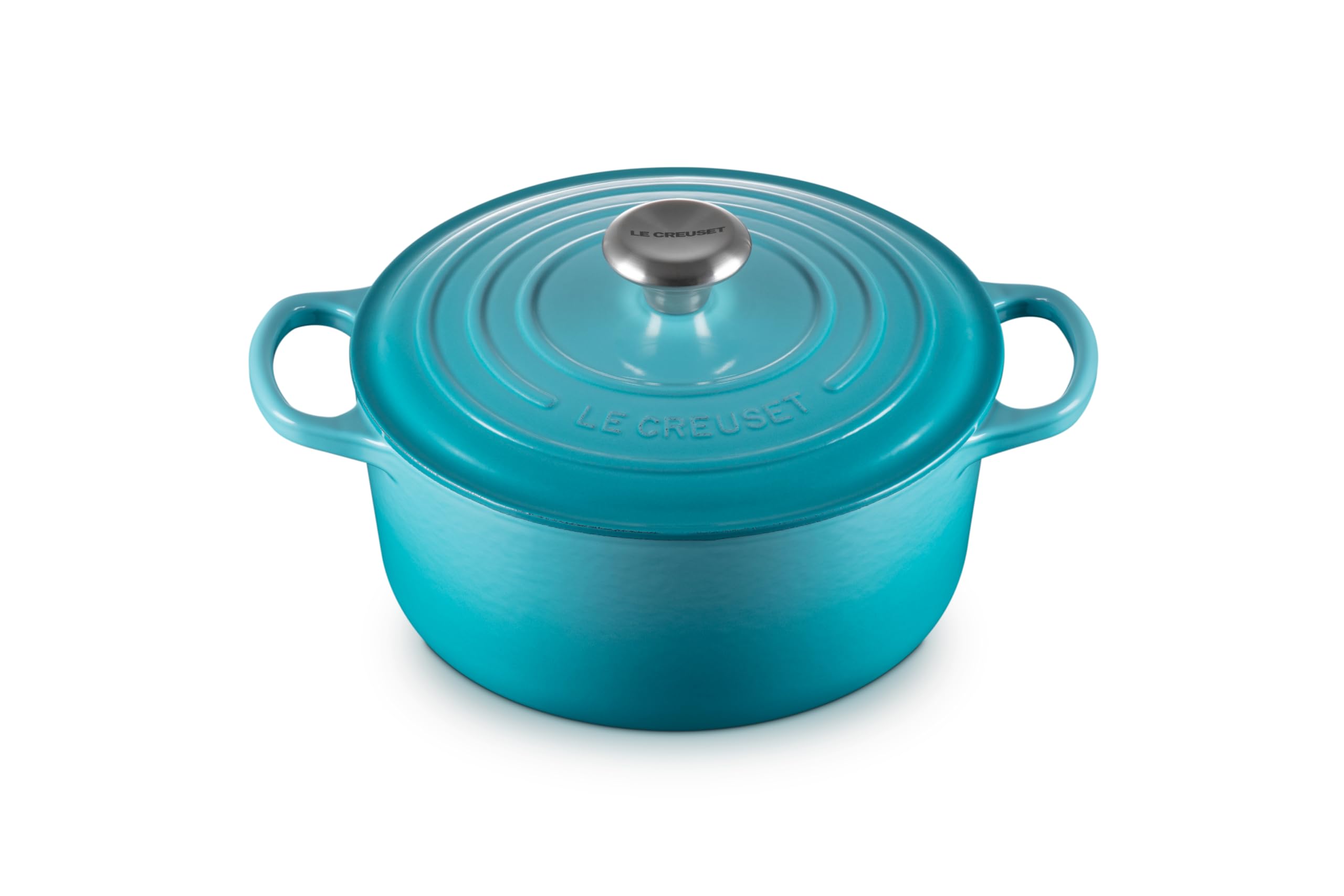 Horno Holandés Le Creuset De Hierro Fundido Esmaltado, 4,5 L, Azul Caribeño - Venta Internacional.