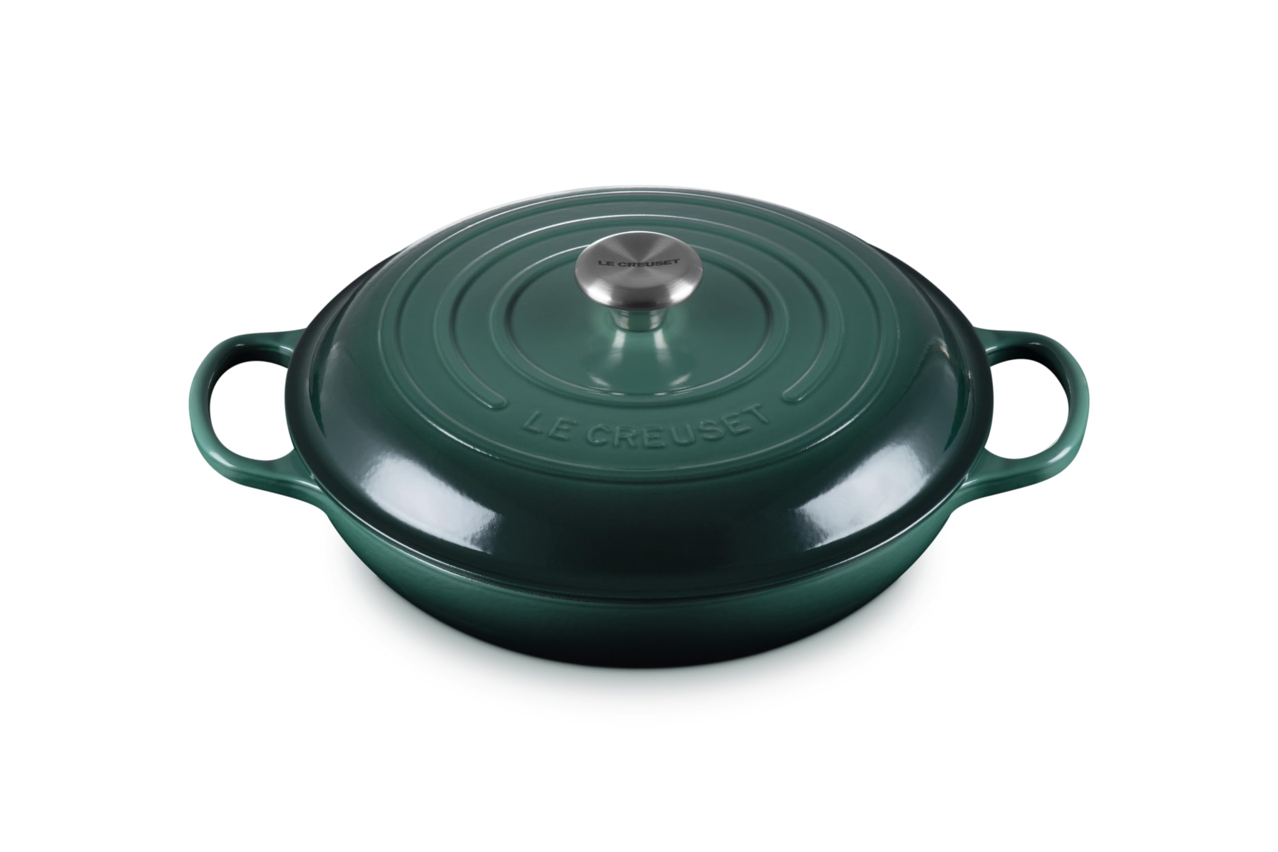 Hierro Fundido Esmaltado Signature De Braiser Le Creuset, 3,5 L, Color Artichaut - Venta Internacional.