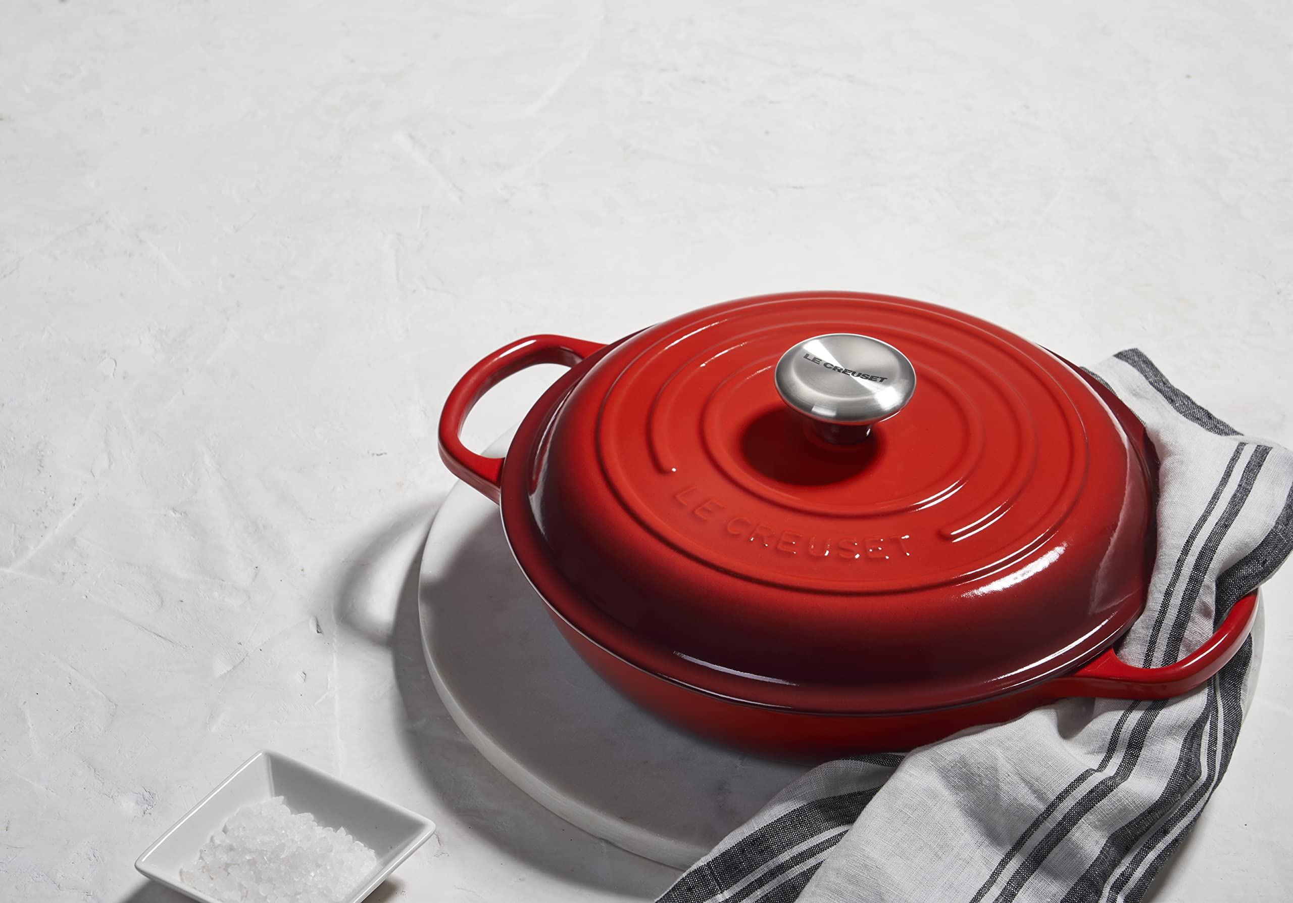 Foto 4 pulgar | Hierro Fundido Esmaltado Signature De Braiser Le Creuset, 3,5 L, Color Artichaut - Venta Internacional.