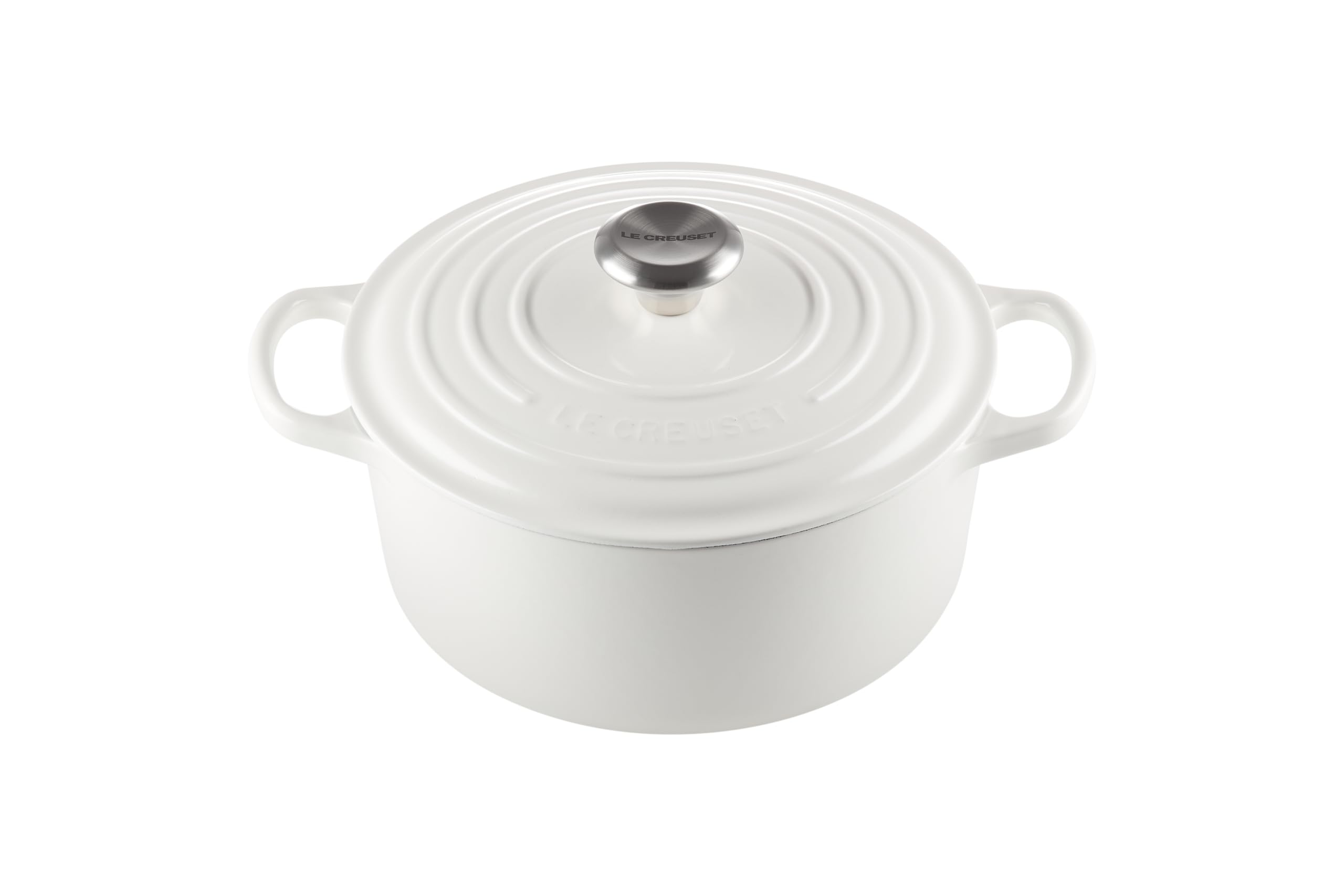 Horno Holandés Le Creuset De Hierro Fundido Esmaltado, 4,5 L, Blanco - Venta Internacional.