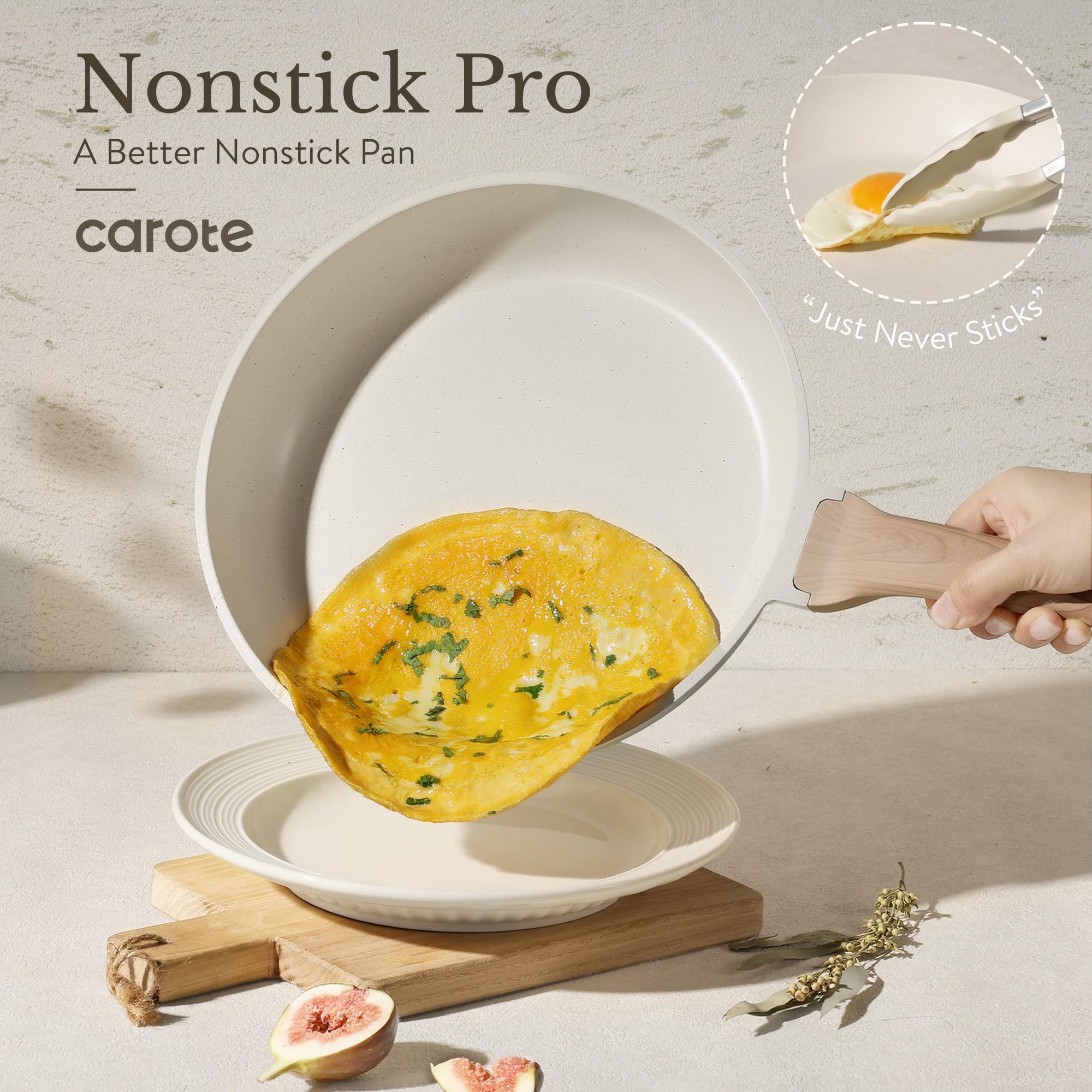 Foto 4 pulgar | Juego De Utensilios De Cocina Carote Ice, 35 Piezas, Antiadherentes, De Inducción, Blanco - Venta Internacional.