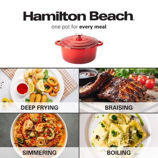 Foto 7 | Horno Holandés Hamilton Beach Rojo 5.5 l Rojo - Venta Internacional