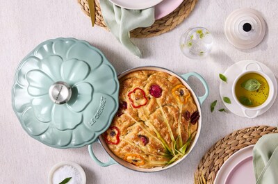 Foto 4 | Hierro Fundido Esmaltado Braiser Le Creuset Signature, 2,25 L, Color Melocotón - Venta Internacional.