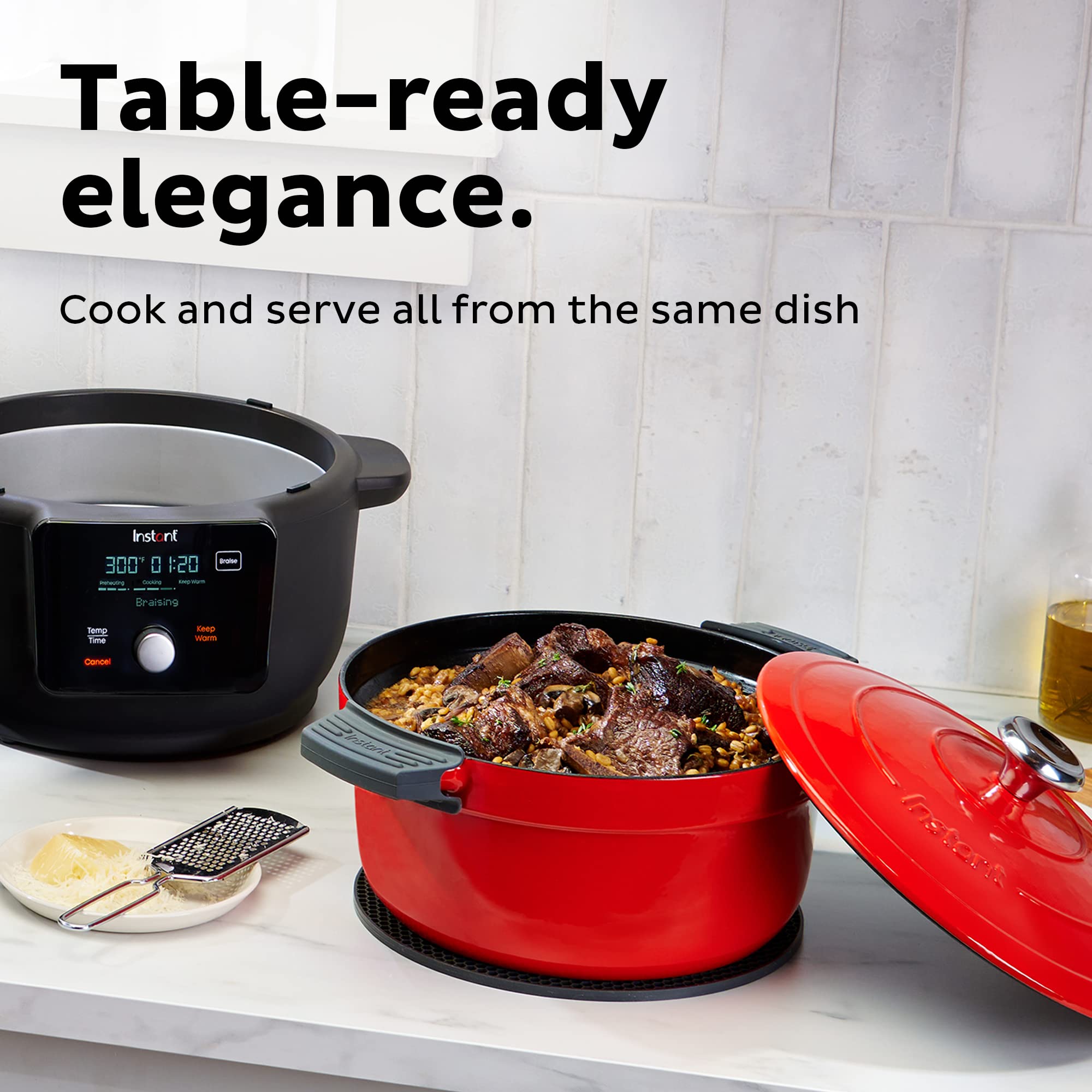 Foto 6 pulgar | Horno Holandés Eléctrico Instant Pot 6 Litros con Libro de Recetas - Venta Internacional