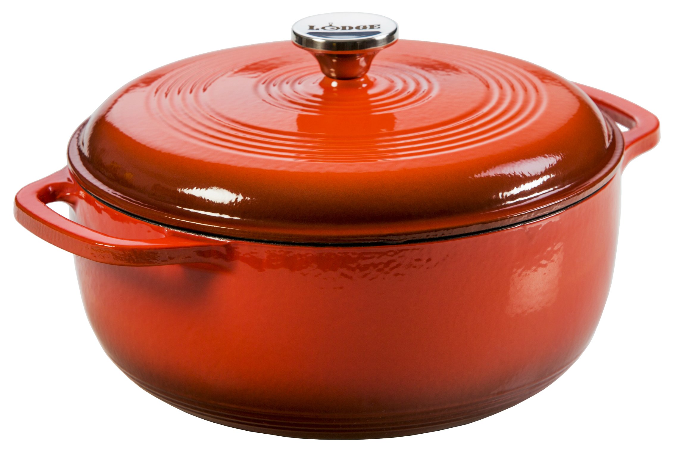 Foto 2 pulgar | Dutch Oven Lodge, Hierro Fundido Esmaltado, 6 Cuartos De Galón, Color Amapola - Venta Internacional.