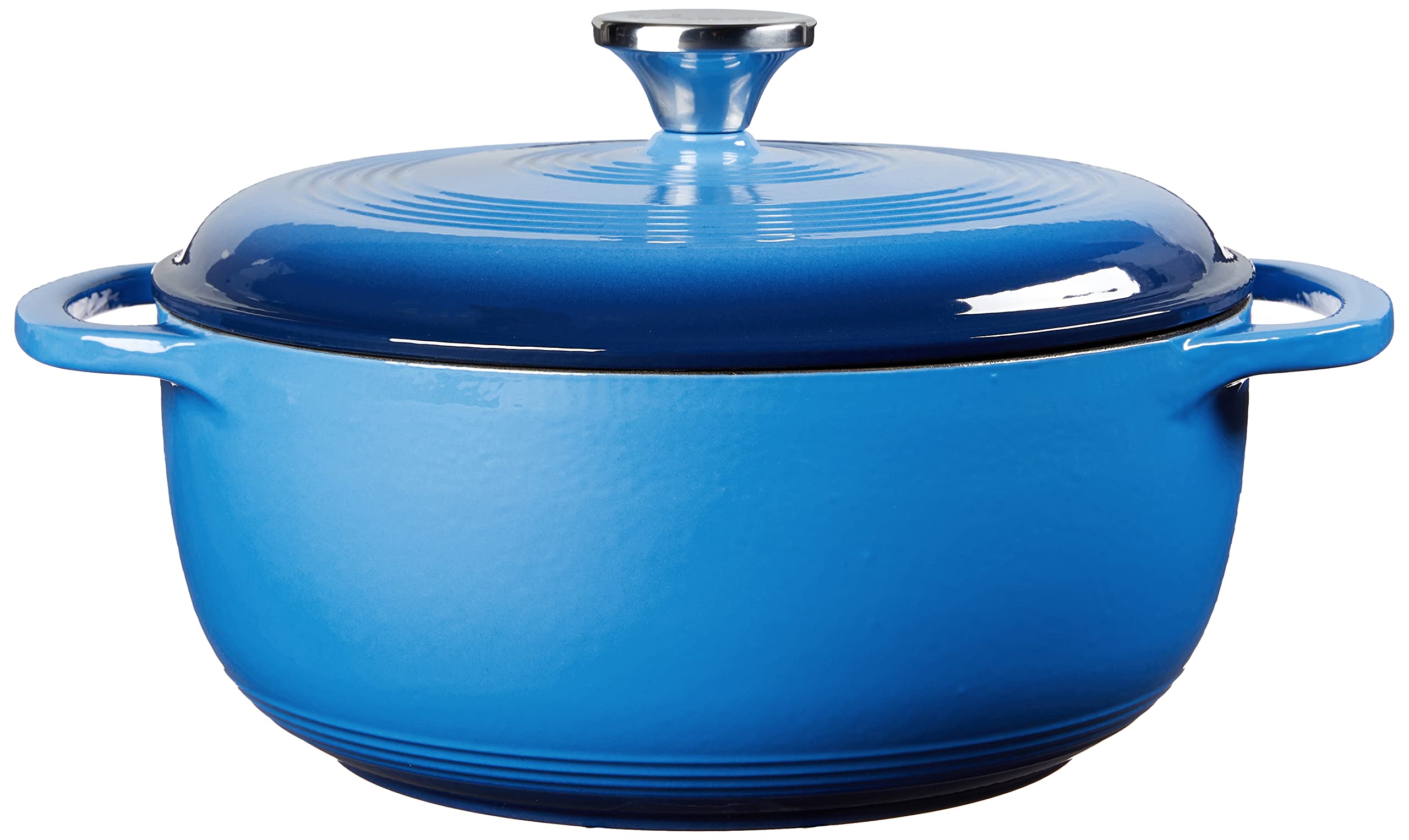 Foto 3 pulgar | Dutch Oven Lodge, Hierro Fundido Esmaltado De 4.5 Cuartos De Galón, Azul Caribeño - Venta Internacional.