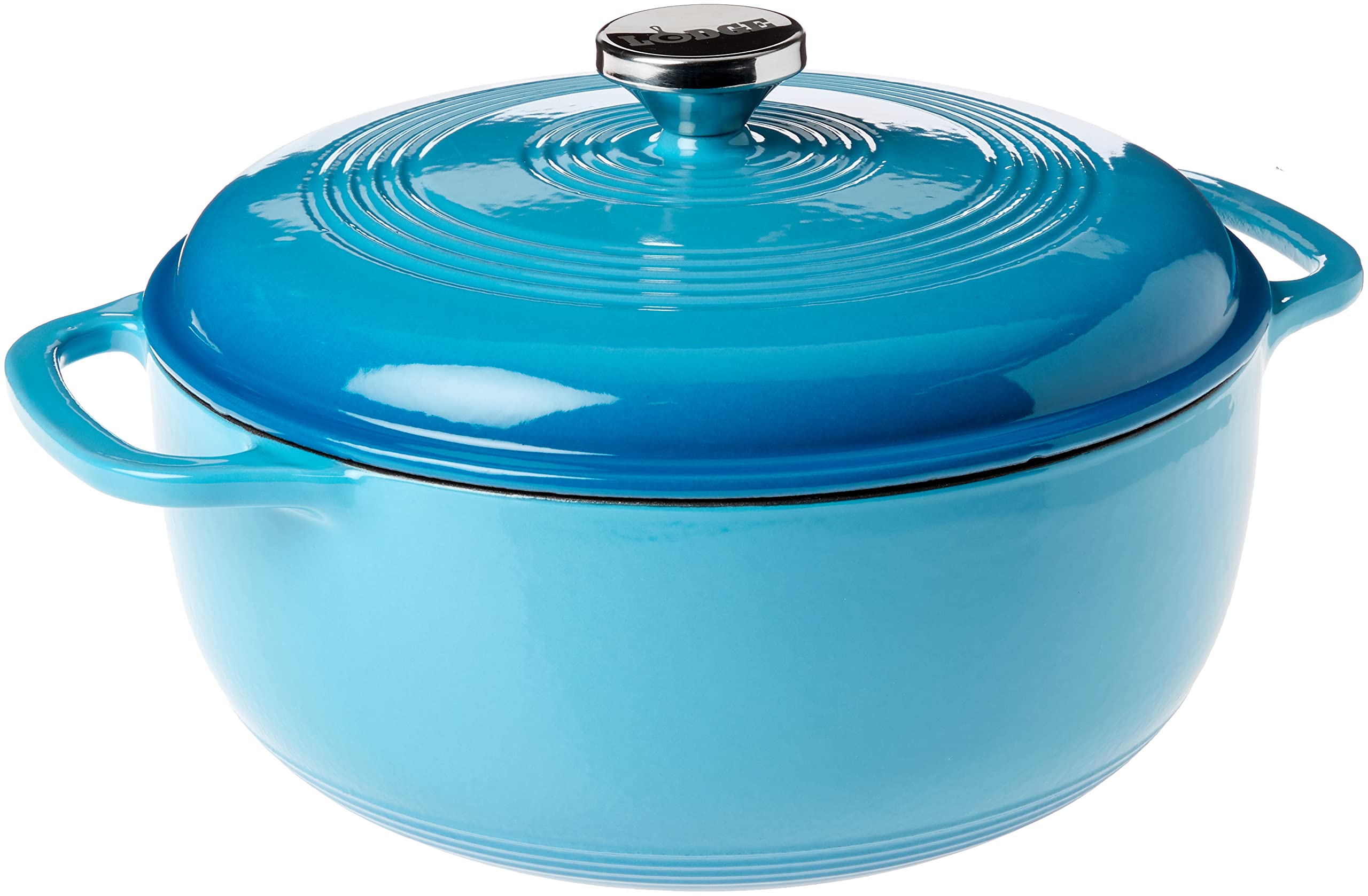 Foto 2 pulgar | Dutch Oven Lodge, Hierro Fundido Esmaltado, 6 Cuartos De Galón, Azul Aciano - Venta Internacional.