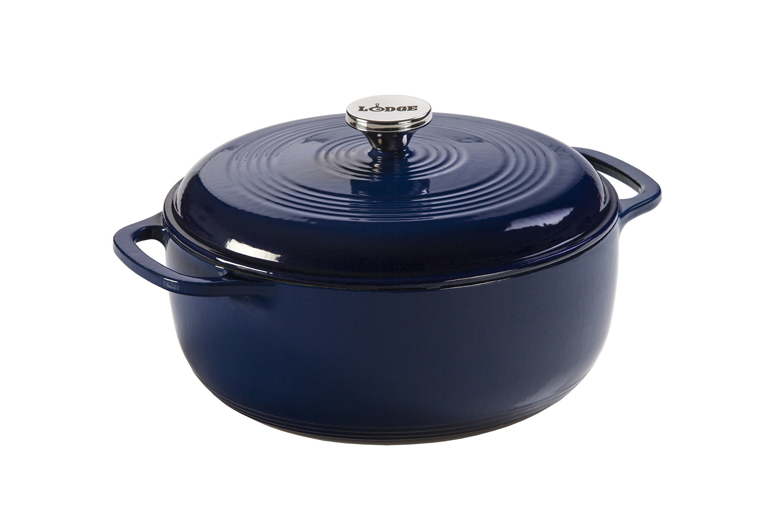 Foto 2 pulgar | Dutch Oven Lodge, Hierro Fundido Esmaltado, 6 Cuartos De Galón, Color Índigo - Venta Internacional.
