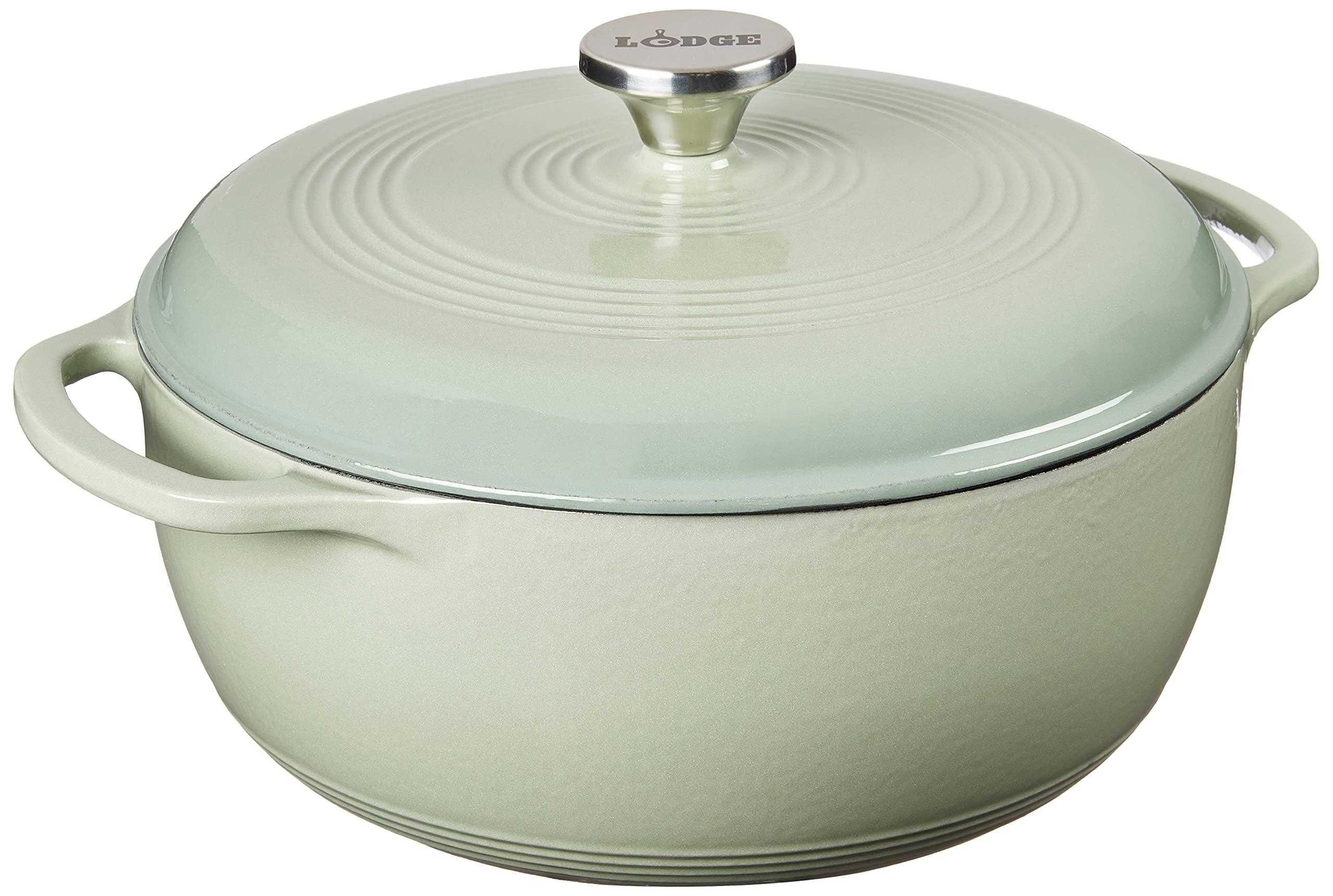 Foto 1 | Dutch Oven Lodge, Hierro Fundido Esmaltado, 6 Cuartos De Galón, Salvia Del Desierto - Venta Internacional.