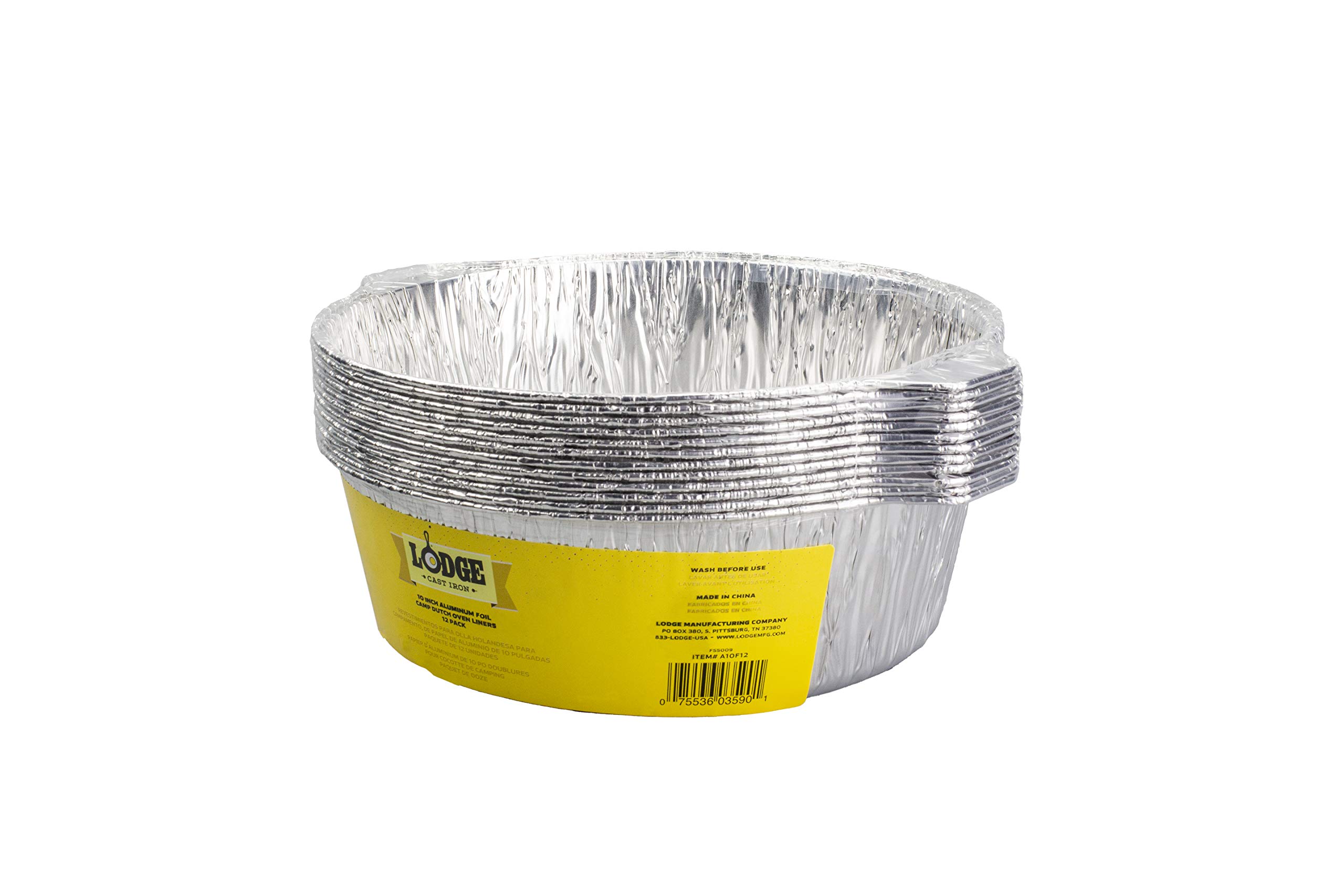 Foto 3 pulgar | Dutch Oven Liner Lodge, Aluminio Plateado Reciclable De 10 Pulgadas - Venta Internacional.