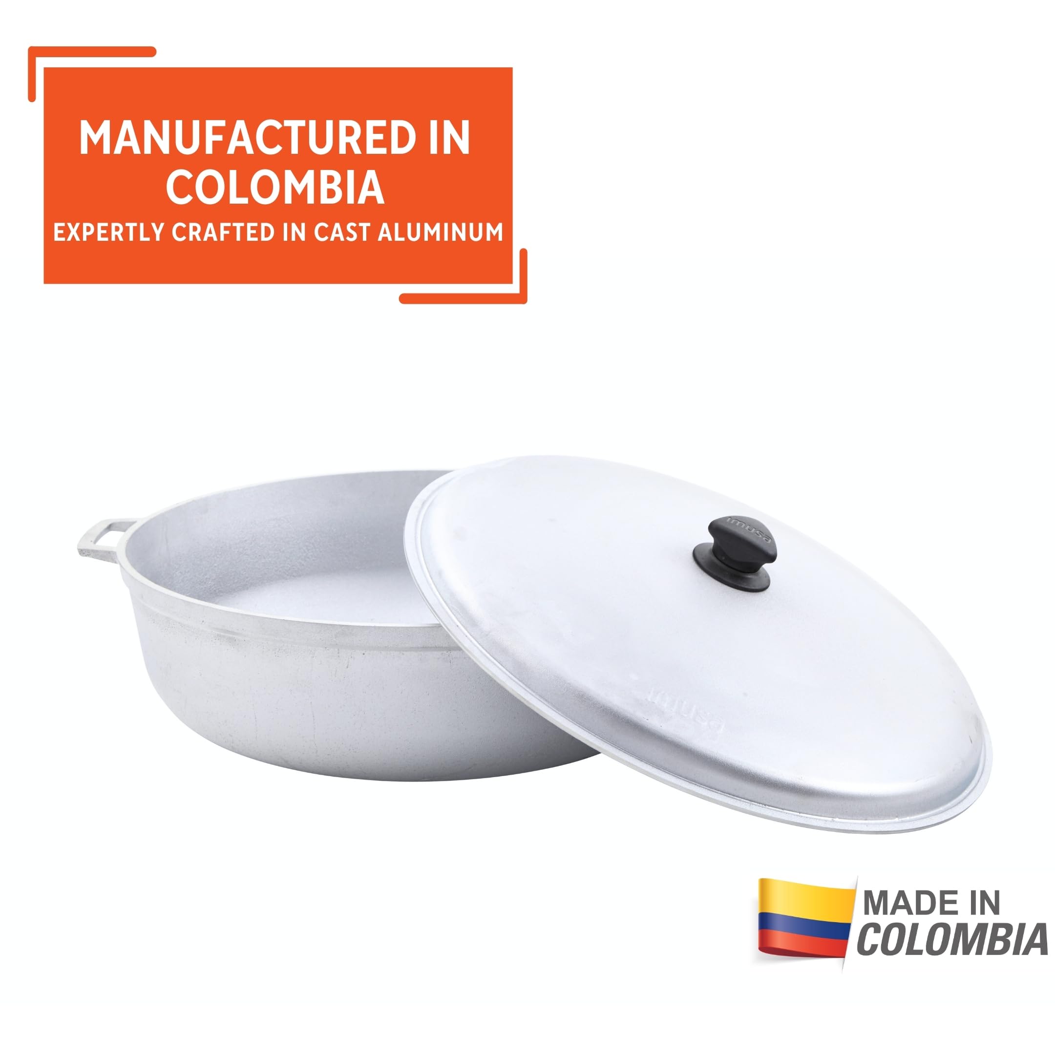 Foto 4 pulgar | Caldero Imusa Gau-80508 Jumbo Tradicional Natural 17,03 L - Venta Internacional.