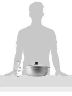 Foto 3 | Caldero Imusa Traditional Natural 7.5 L Con Tapa Plateada - Venta Internacional.