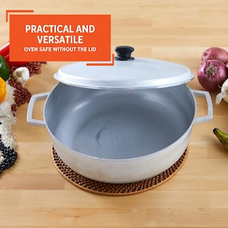 Foto 6 | Caldero Imusa Traditional Natural 7.5 L Con Tapa Plateada - Venta Internacional.