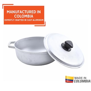 Foto 3 | Caldero Imusa Traditional Natural 2.6 L Con Tapa Plateada - Venta Internacional.