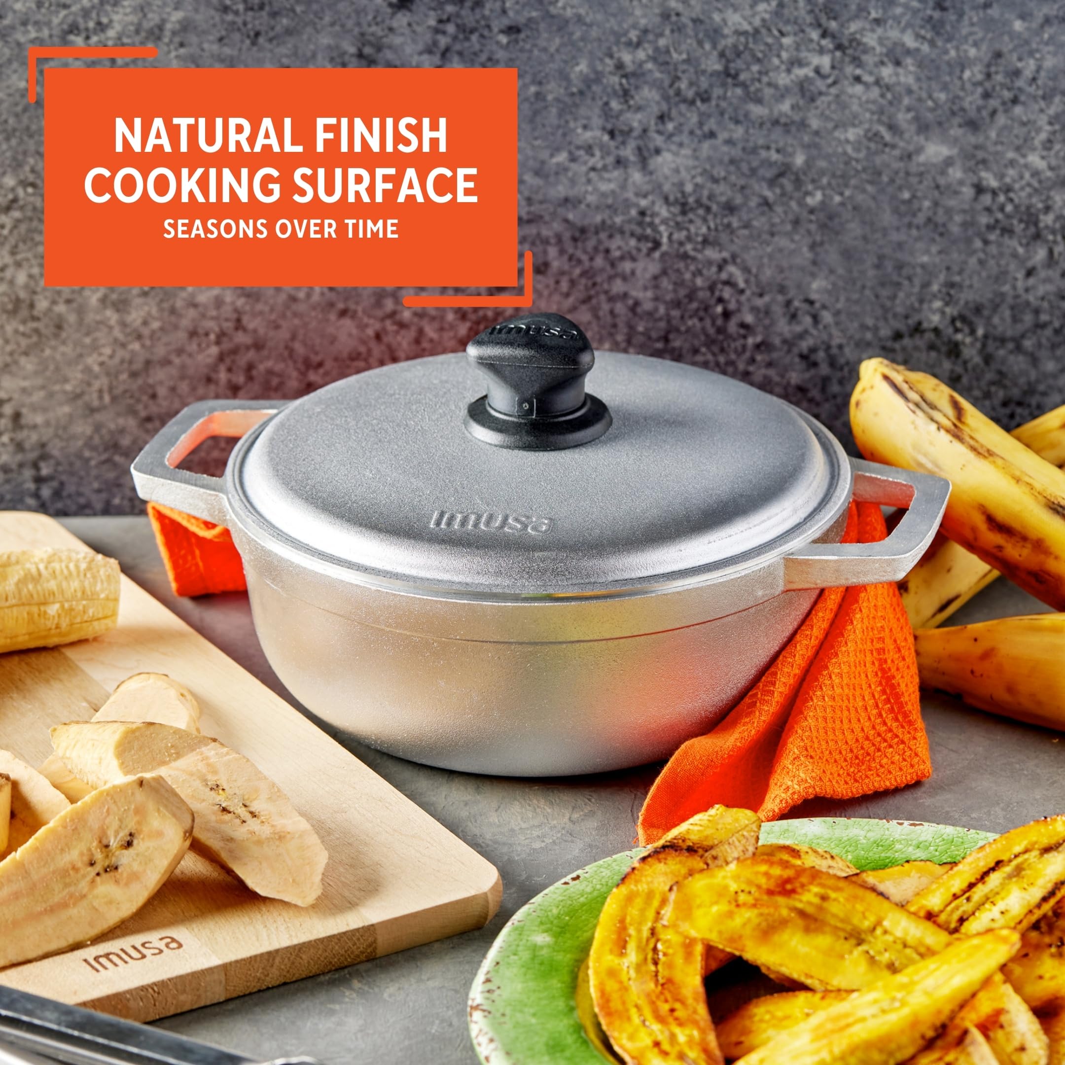Foto 5 pulgar | Caldero Imusa Traditional Natural 2.6 L Con Tapa Plateada - Venta Internacional.