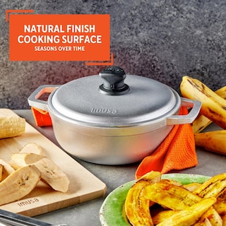 Foto 4 | Caldero Imusa Traditional Natural 2.6 L Con Tapa Plateada - Venta Internacional.