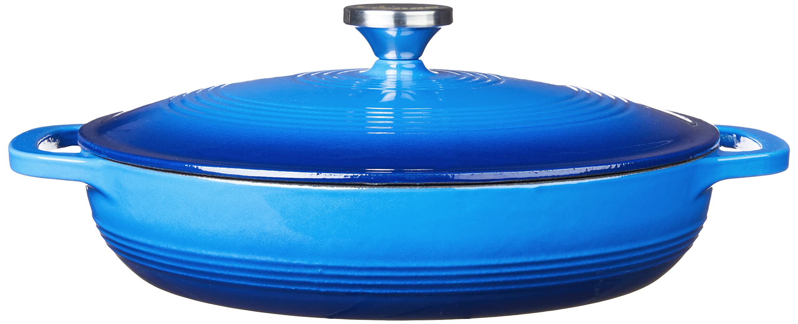 Foto 3 pulgar | Casserole Lodge Hierro Fundido Esmaltado Azul 3.6 L - Venta Internacional