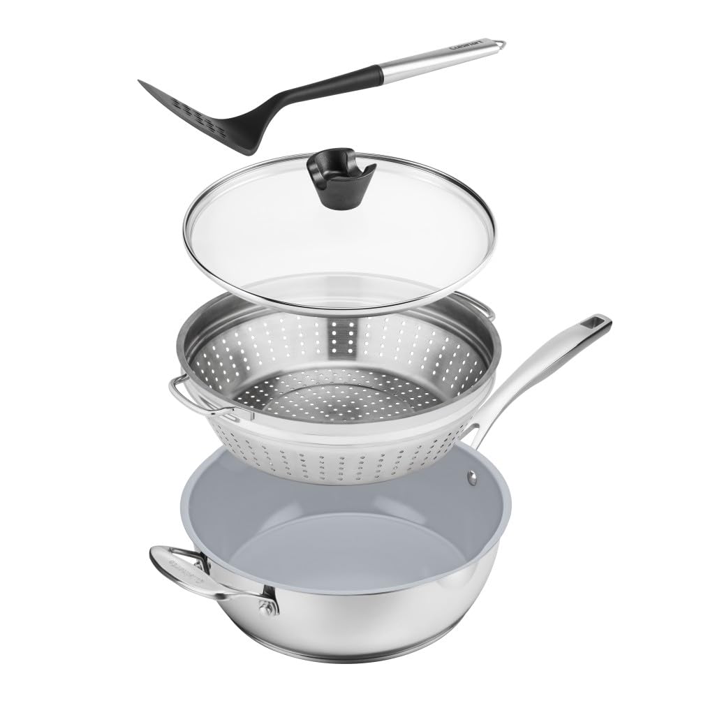Foto 3 pulgar | Juego De Utensilios De Cocina Cuisinart Preferred Pan De Acero Inoxidable, 4 Piezas - Venta Internacional.