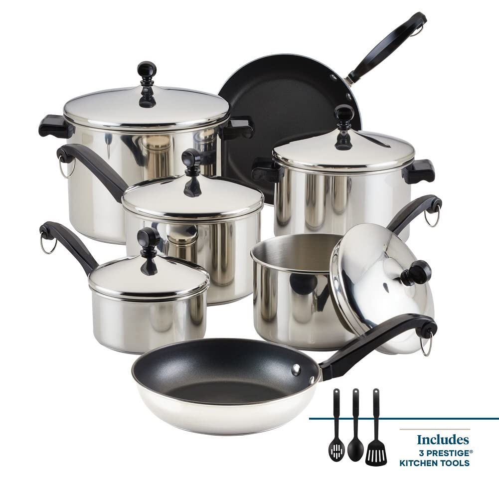 Foto 3 pulgar | Juego De Utensilios De Cocina Farberware Classic De Acero Inoxidable De 15 Piezas - Venta Internacional.