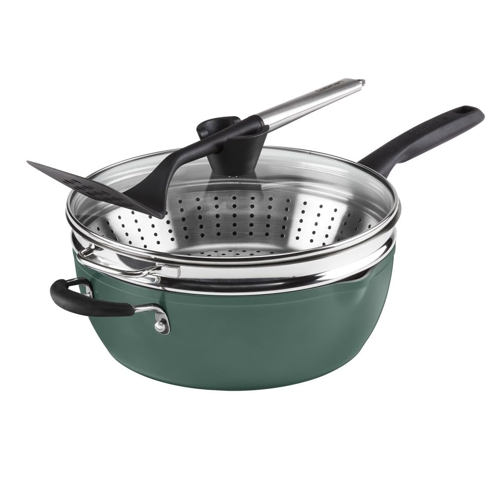 Juego De Utensilios De Cocina Cuisinart Preferred Pan Sensible Sage Green, 4 Piezas - Venta Internacional. $2,677