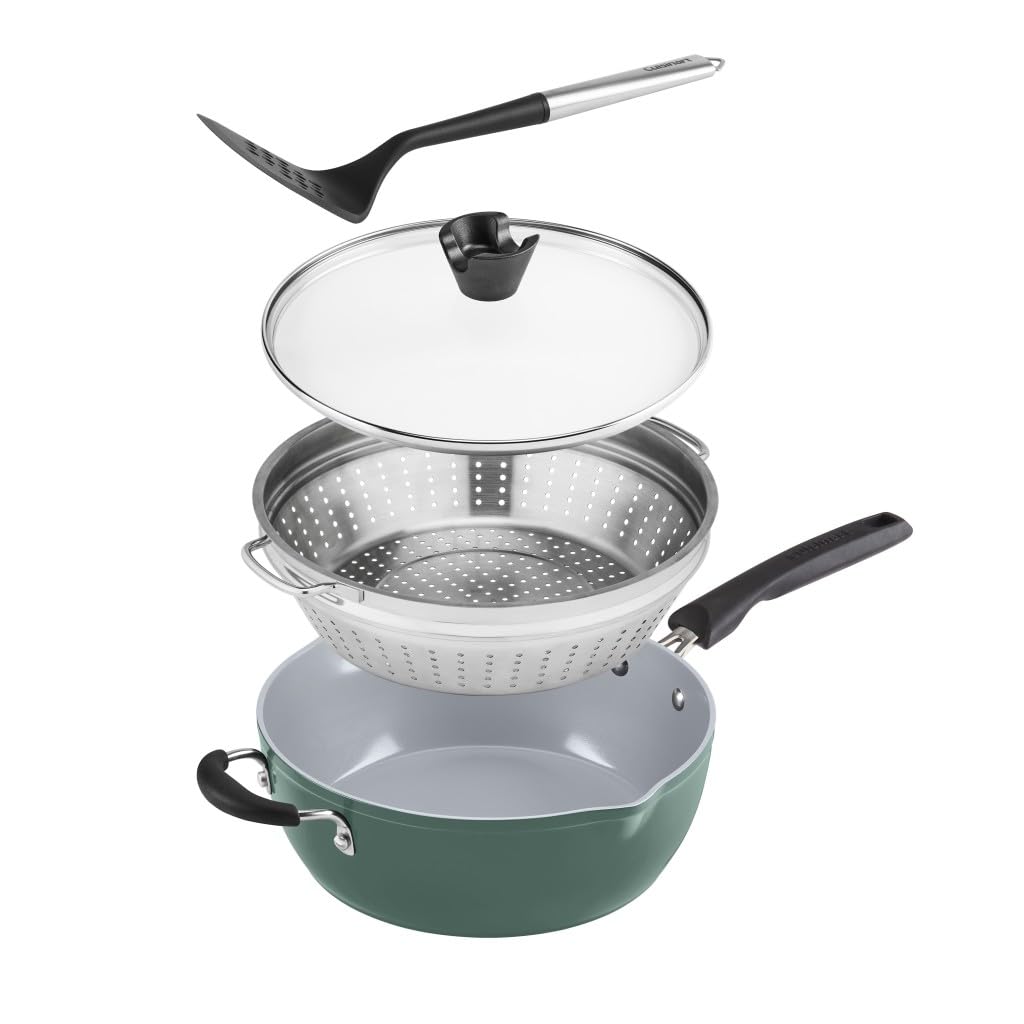 Foto 3 pulgar | Juego De Utensilios De Cocina Cuisinart Preferred Pan Sensible Sage Green, 4 Piezas - Venta Internacional.