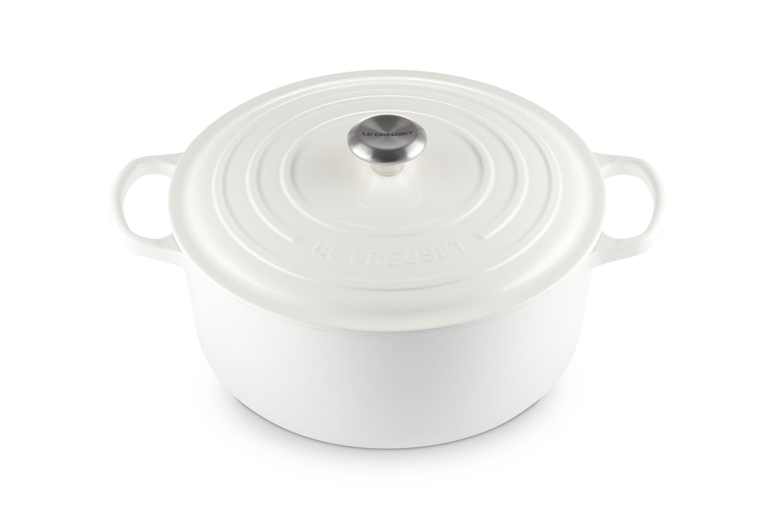 Foto 2 pulgar | Horno Holandés Le Creuset De Hierro Fundido Esmaltado Signature  9 Litros  Blanco - Venta Internacional.