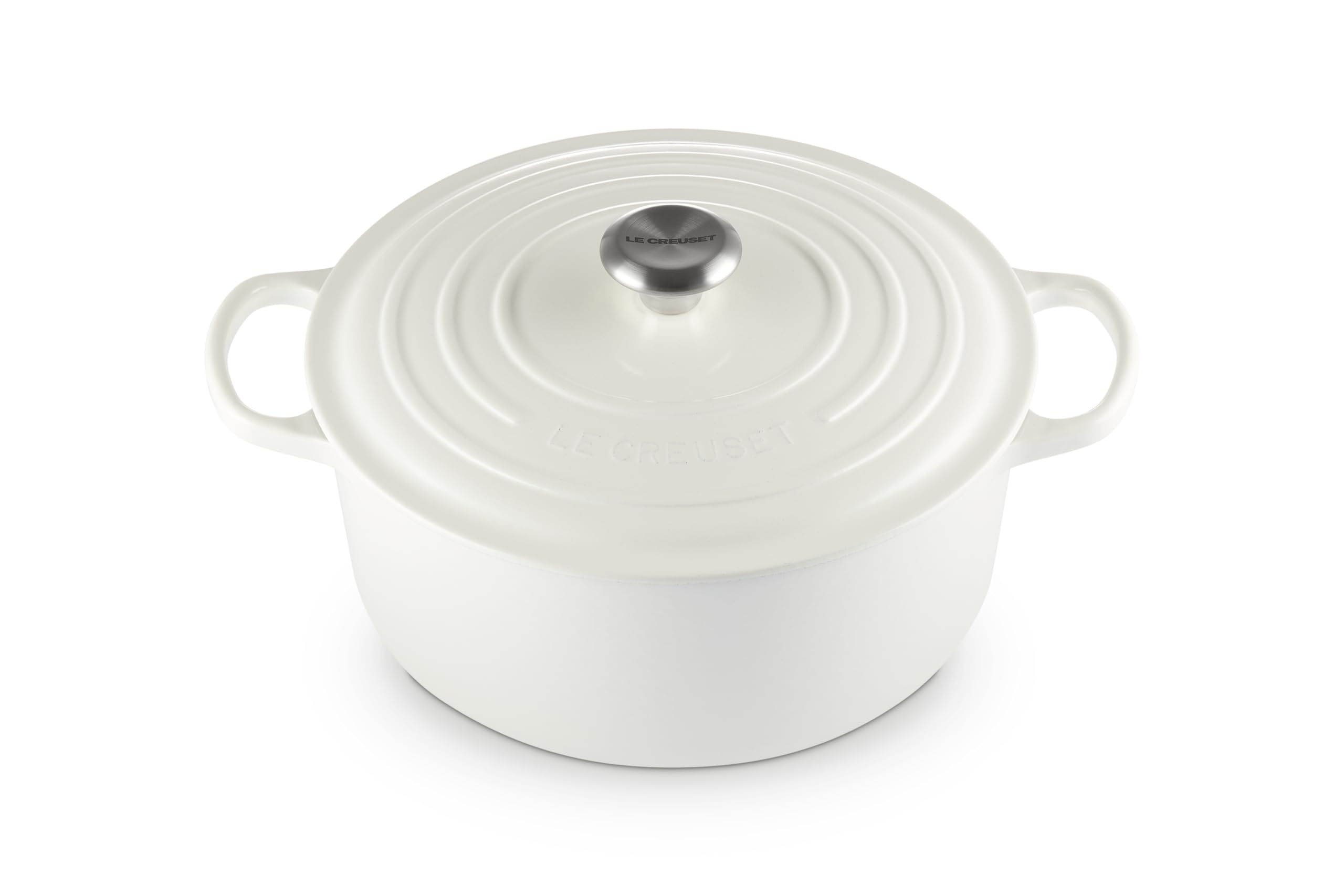 Foto 2 pulgar | Horno Holandés Le Creuset De Hierro Fundido Esmaltado  7 25 L  Blanco - Venta Internacional.