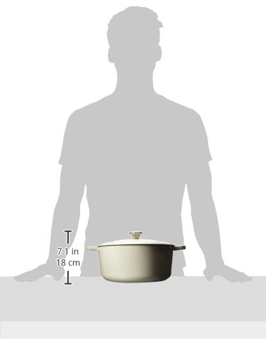 Foto 4 pulgar | Horno Holandés Le Creuset De Hierro Fundido Esmaltado  7 25 L  Blanco - Venta Internacional.