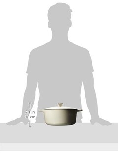 Foto 3 | Horno Holandés Le Creuset De Hierro Fundido Esmaltado 7 25 L Blanco - Venta Internacional.