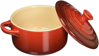 Foto 2 | Mini-redonda De Gres Cocotte Le Creuset 240 Ml Color Cereza - Venta Internacional.