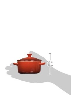 Foto 3 | Mini-redonda De Gres Cocotte Le Creuset 240 Ml Color Cereza - Venta Internacional.