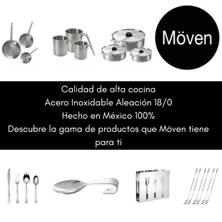 Foto 5 | Olla Moven CACC25IND color Plata 2.5 L