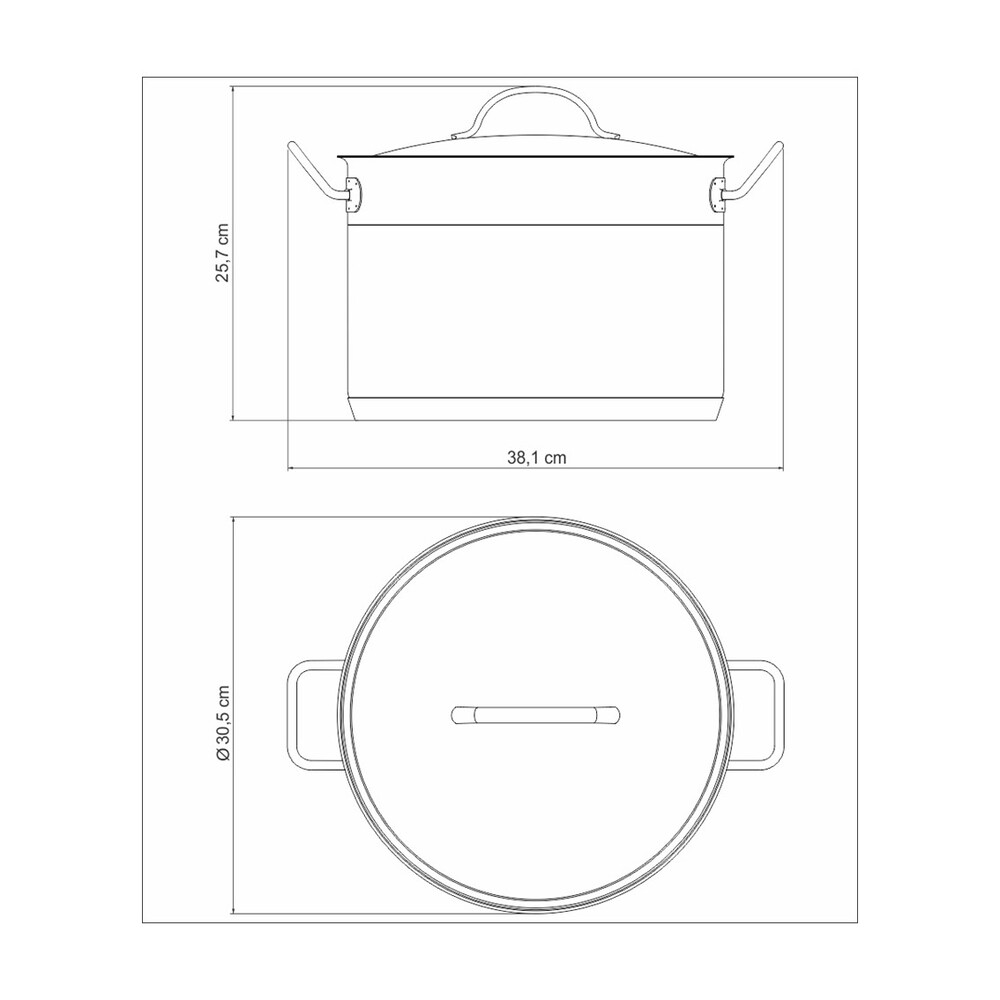 Foto 4 pulgar | Olla Alta 28 CM Tramontina 62625280 color Plata Profesional