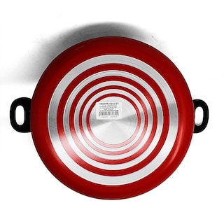 Foto 3 | Olla Antiadherente Lamex 32 cm color Rojo con Tapa