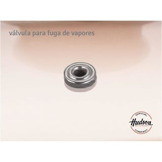 Foto 7 | Cacerola Olla Hudson 24cm Aluminio Espesor 2mm 3 Capas Antiadherente Cerámico Con Tapa Cristal. Color Cobre