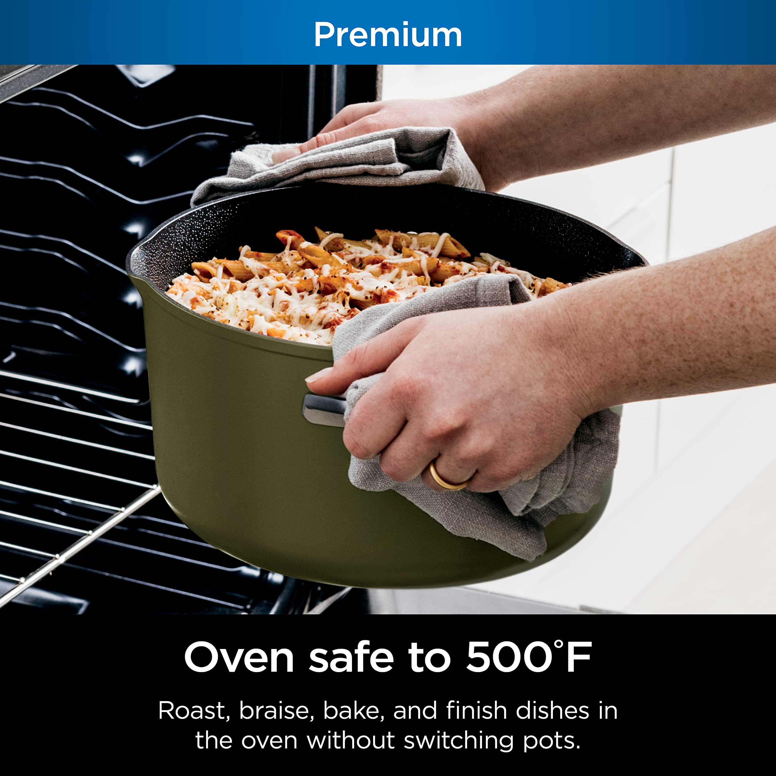 Foto 4 | Olla Cookware Ninja Cw202gn Foodi Neverstick Possible de 7 l color Oliva - Venta Internacional