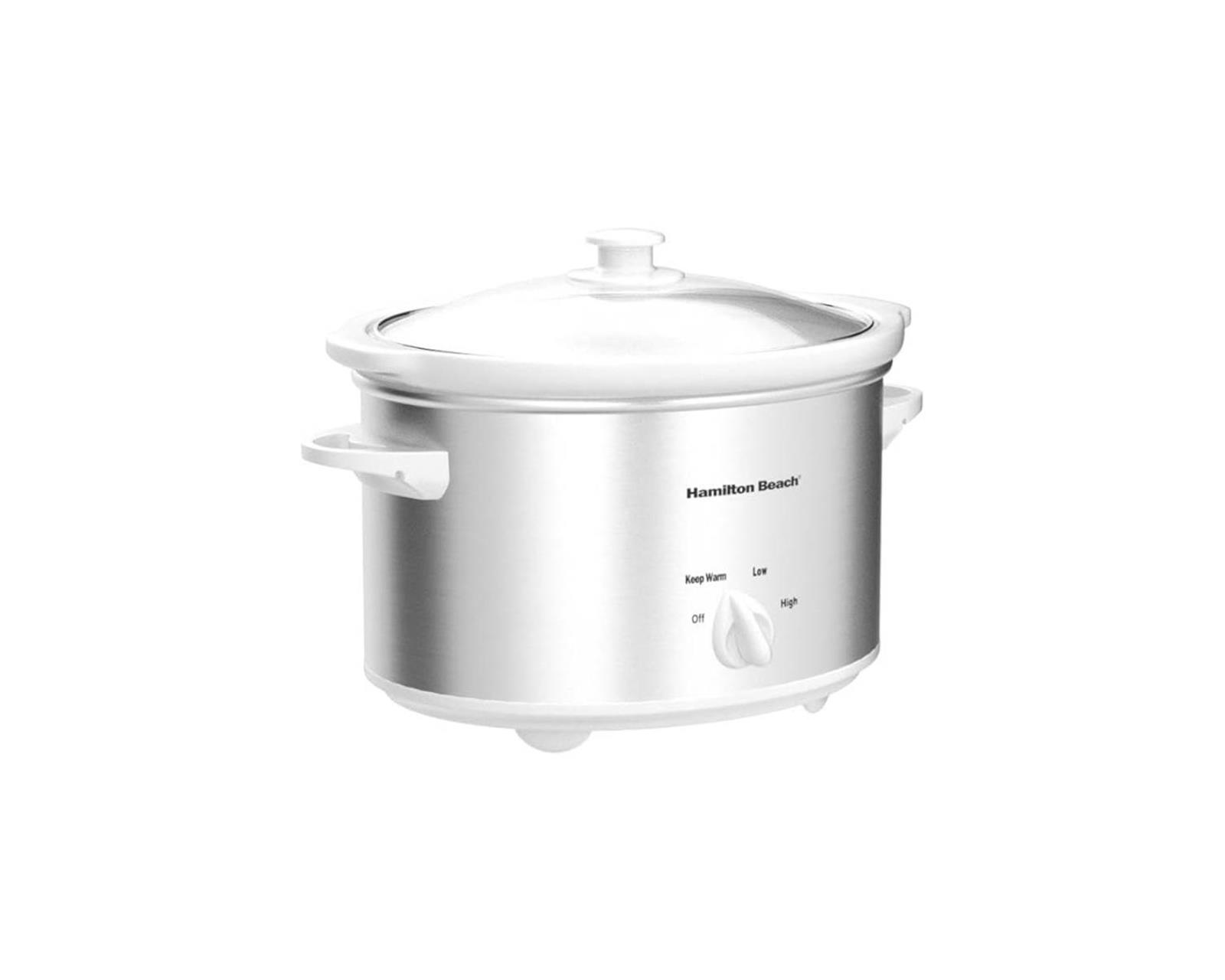Foto 3 pulgar | Olla de Cocción Lenta Hamilton Beach Acero Inox 33140G Gris 3.79L